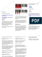 Piano Scales 3 Columns