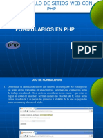 Ejercicios PHP Formularios