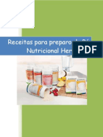 Receitas para Preparo Do Pó Nutricional Herbalife