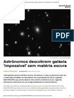 Astrônomos Descobrem Galáxia 'Impossível' Sem Matéria Escura - Sputnik Brasil