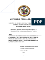 Tesis Ejercicios de Gimnasis Cerebral PDF