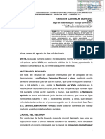 Casación 14239 2015 Lima Sobretasa No Constituye Incremento Remunerativo y Solo Es Aplicable Para Trabajo Nocturno y de RMV