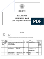 Silabus Mat Smp - Kls Vii