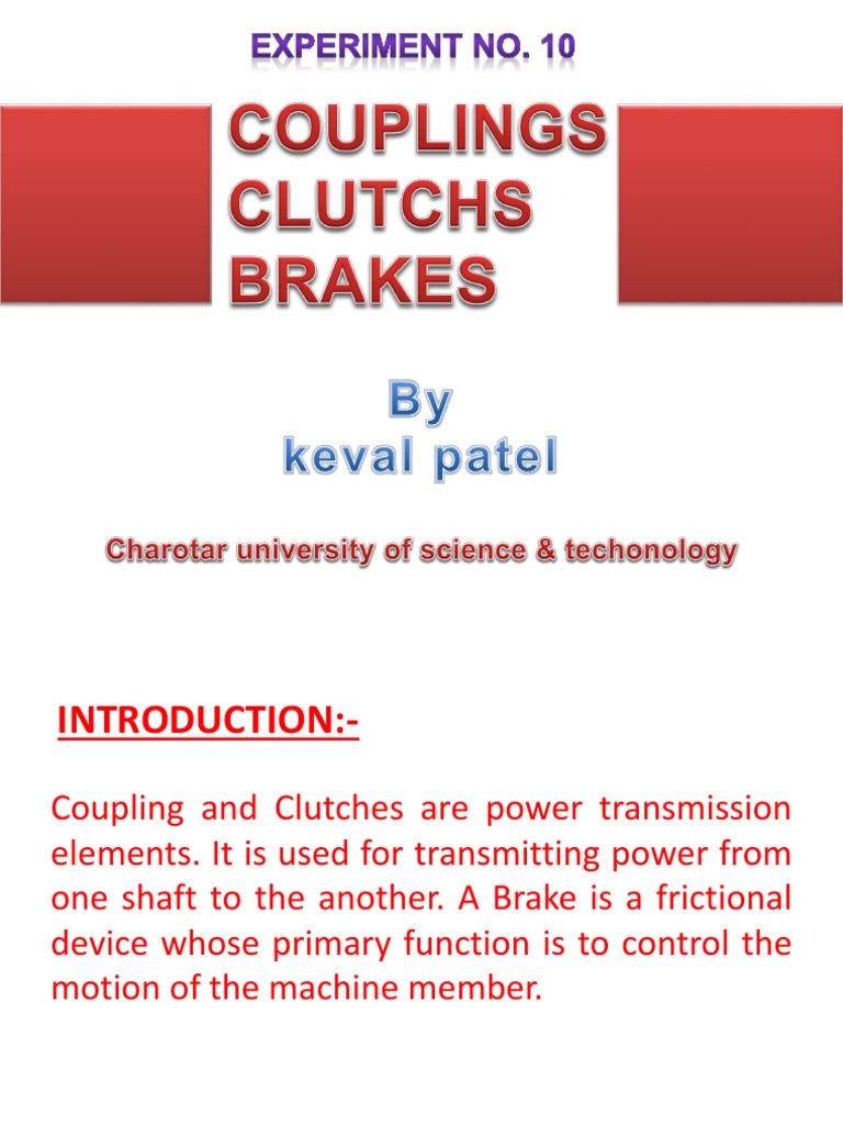 Coupling, Clutches, Brakes PDF Clutch Brake