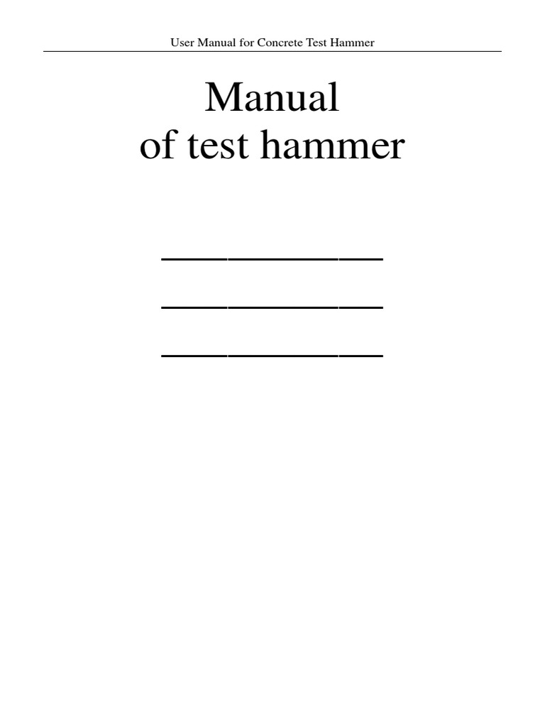 HT 225 Manual