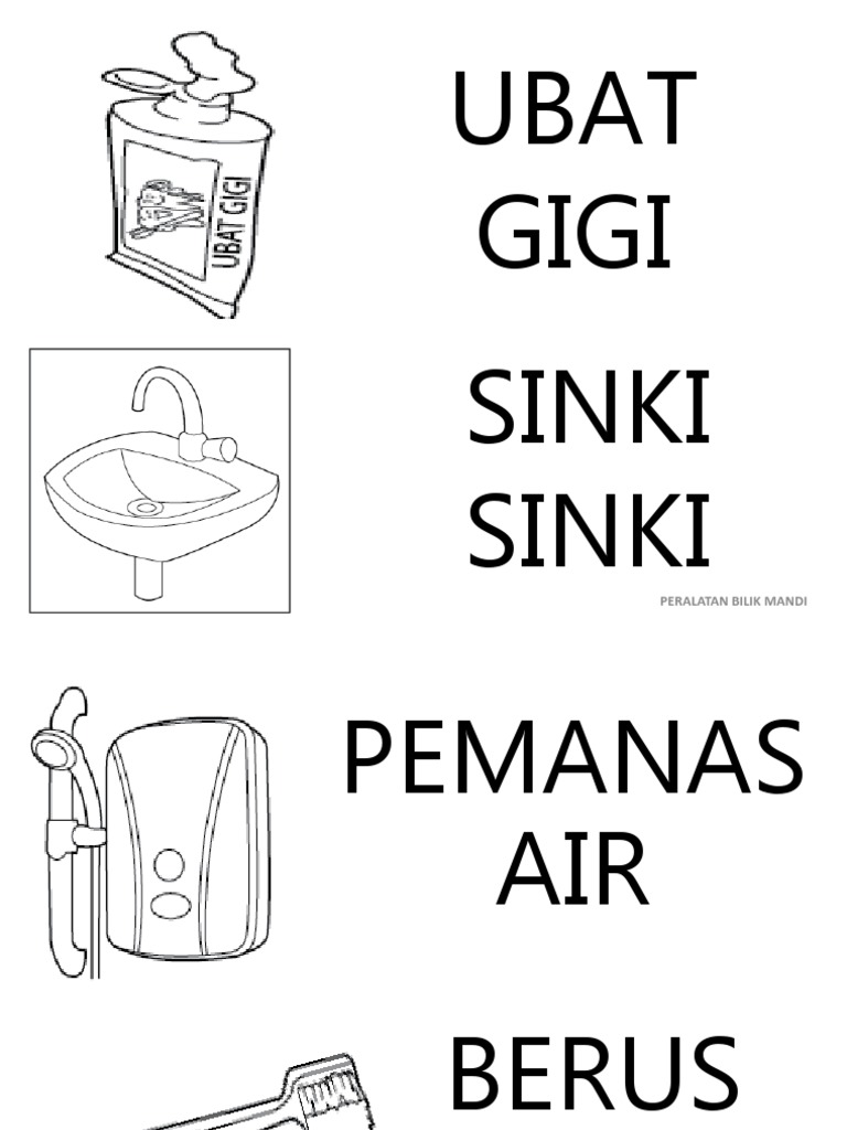 Peralatan Bilik Mandi | PDF