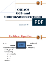 Lecture 39 (GCD)