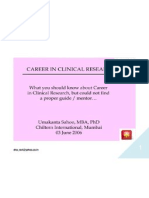 Career in Clinical Research