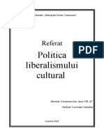 Politica Liberalismului Cultural Sec 19