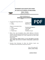 Surat Keterngan Kepala Desa