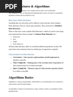 Algorithm and Flow Chart