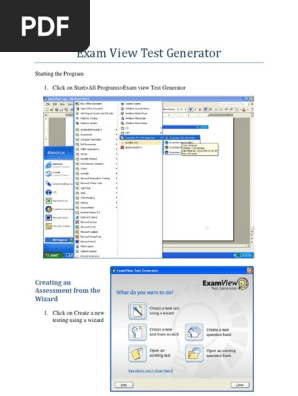 Examview Test Generator