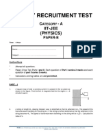 0152 Cat-A Iitjee Physics Paper B