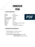 Curriculum Vitae Americo1