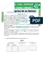 Ficha Descripcion de Un Animal Para Tercero de Primaria (1).Doc JUEVES 19 de JULIO