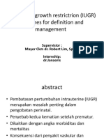 Intrauterine growth restrictrion (IUGR).pptx