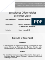 Ecuaciones Diferenciales de 1er Orden