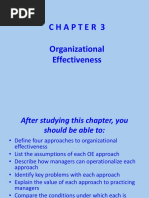 1, Chapter 3 - Organizational Effectiveness