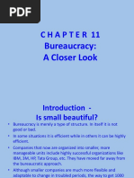 1.chapter 11 - Bureaucracy-A Closer Look