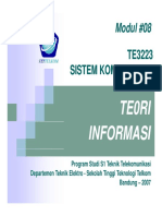 Modul 08 Siskom2 Teori Informasi