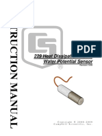229 Heat Dissipation Matric Water Potential Sensor: Revision: 5/09