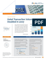 Hotel: Hotel Transaction Volume Doubled in 2007