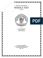 Middle Test: Bussines International
