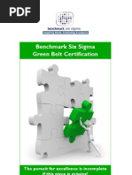 Download Benchmark Six Sigma Green Belt Training Brochure by Benchmark Six Sigma SN38449687 doc pdf