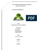 Conceptos de Educación Ambiental sindicato de choferes Chimborazo