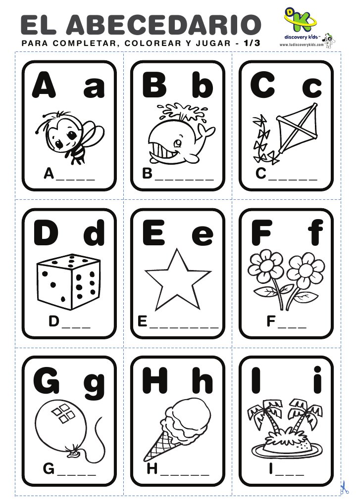 Abecedario Infantil Para Colorear Y Imprimir 1131x1600