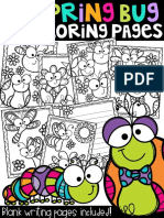Coloring Pages: Blank Writing Pages Included!