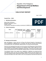 Child Study Report - Adoption Sample
