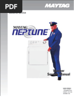 Maytag Neptune MAH3000AWW Washing Machine Service Manual