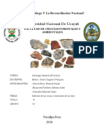 Rocas y Minerales Informe