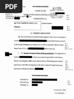 Carter Page FISA Documents