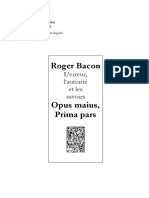 Roger Bacon - Opus Maius