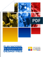 Plan Nacional de Respuestas Ante Desastres