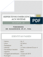 OPTIMIZING  FOR HYPERTENSION EMERGENCY AND ACS NSTEMI CASE