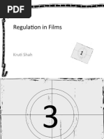 Regulation in Films: Kruti Shah