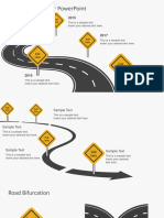 PowerPoint Roadmap Slide Template