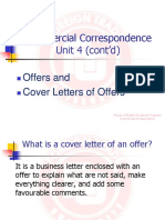 CC Unit 4, Cover Letter of Offer - ST