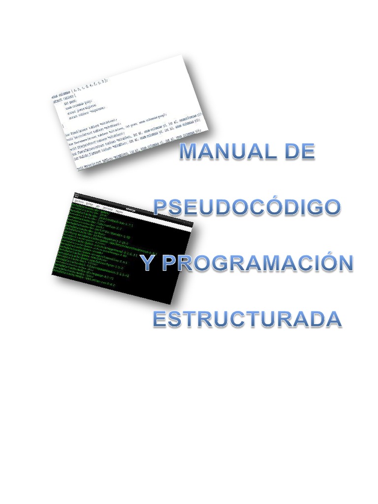 Manual de Pseudocódigo y Programación | PDF | Algoritmos | Programa de ...