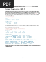 Linear regression