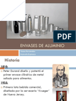Envases de aluminio: historia, elaboración y funciones