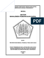 Pemeriksaan Sarana Pengangkut Manajemen Pemeriksaan Kapal