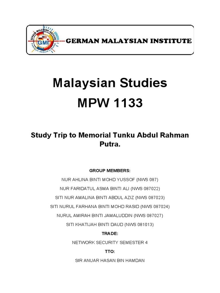 Malaysian Studies | PDF