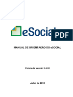 E-Social Versão2.4.02 Revisão Julho 2018