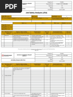 69.JSA Loading & Unloading Material | PDF | Risk Assessment | Hazards