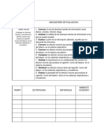 Indicadores de Evaluación para El OA 6 de Ciencias, Bases Curriculares