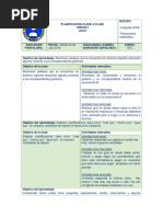 Plani Martes 24 de Julio 2018